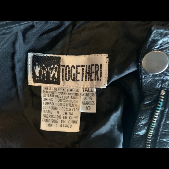 Vintage real leather pants - Picture 3 of 6